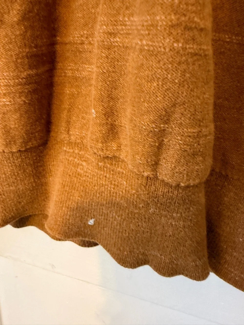 J. Crew Crewneck Sweater in Burnt Orange